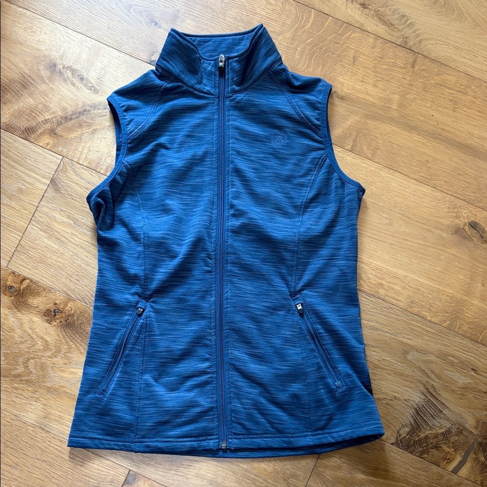Ariat Women's Navy Zip Up Vest
